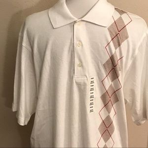 Grand Champion Golf Shirt Polo Size L White